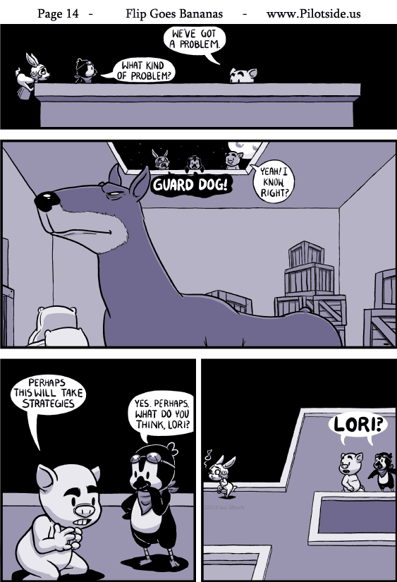 That's a strange way to start a musical number, Lori.